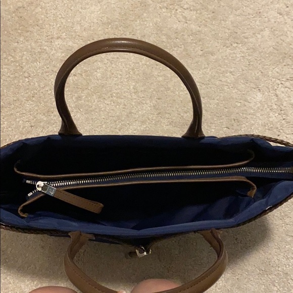 Agnes b voyager navy blue top handle bag - Picture 4 of 5